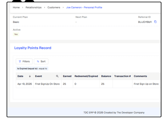 Behavioral & Event-Based Rewards