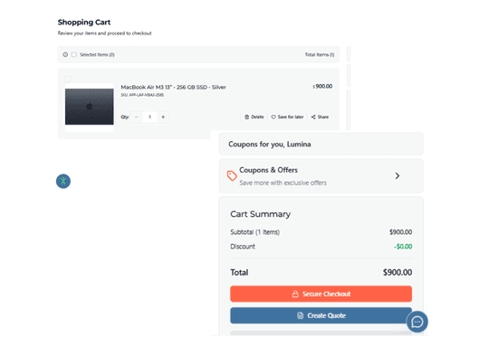 Cart & Checkout