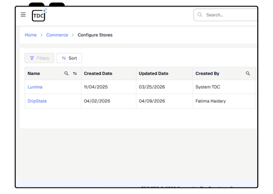 Centralized Multi-Store Control