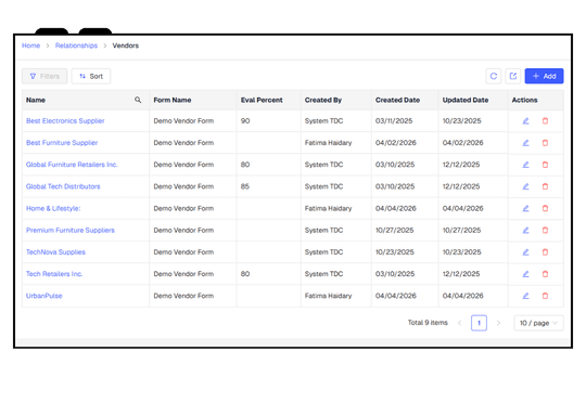 Procurement & Vendor Management