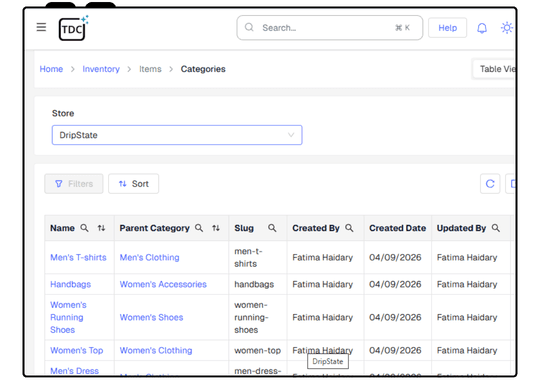 Product, Category & Collection Management
