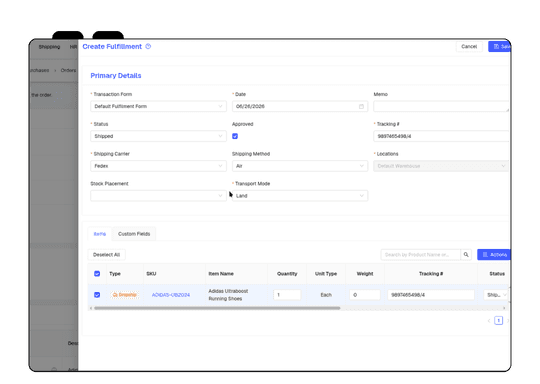 purchase order