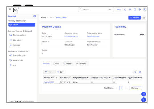 Centralized Payment Management