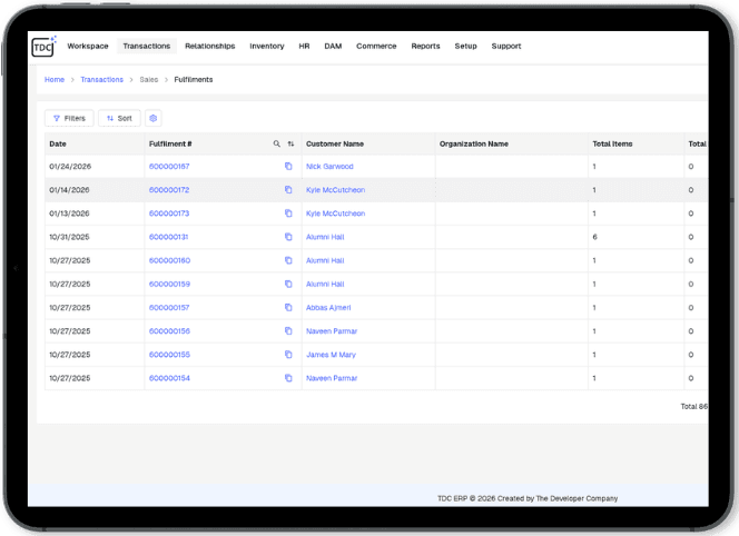 Efficient Fulfillment Execution