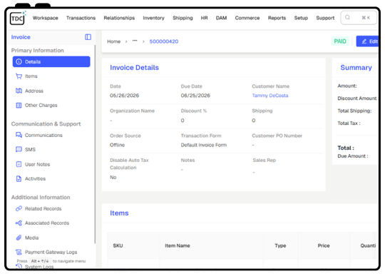 Invoice Processing