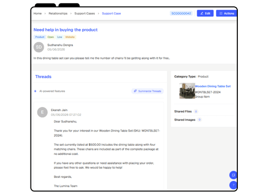 Support Case Summarizer AI
